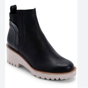 Dolce Vita Huey Lug Sole Wedge Booties - Size 8.5